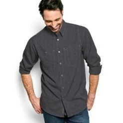 Orvis Tech Chambray Tall Work Shirt - Men's -Online Angling Store 1068192 800 auto