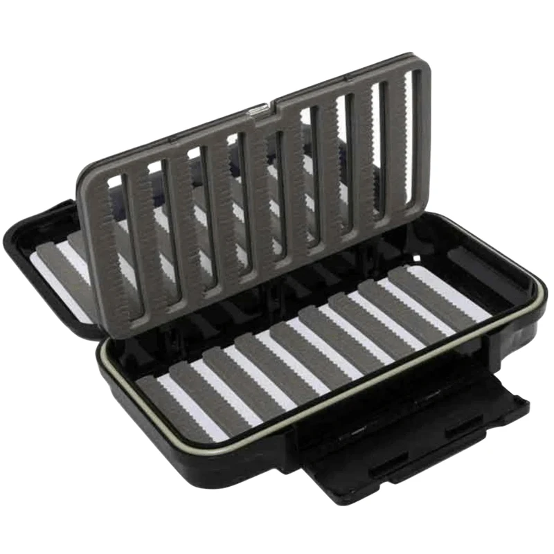 Lost Creek Large Black Swingleaf Fly Box 4 Lost Creek Large Black Swingleaf Fly Box - Image 2