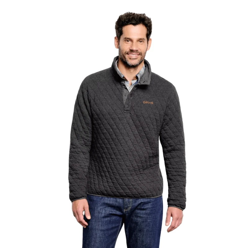 Orvis Outdoor Quilted Snap Sweatshirt - Men's 7 Orvis Outdoor Quilted Snap Sweatshirt - Men's - Image 5