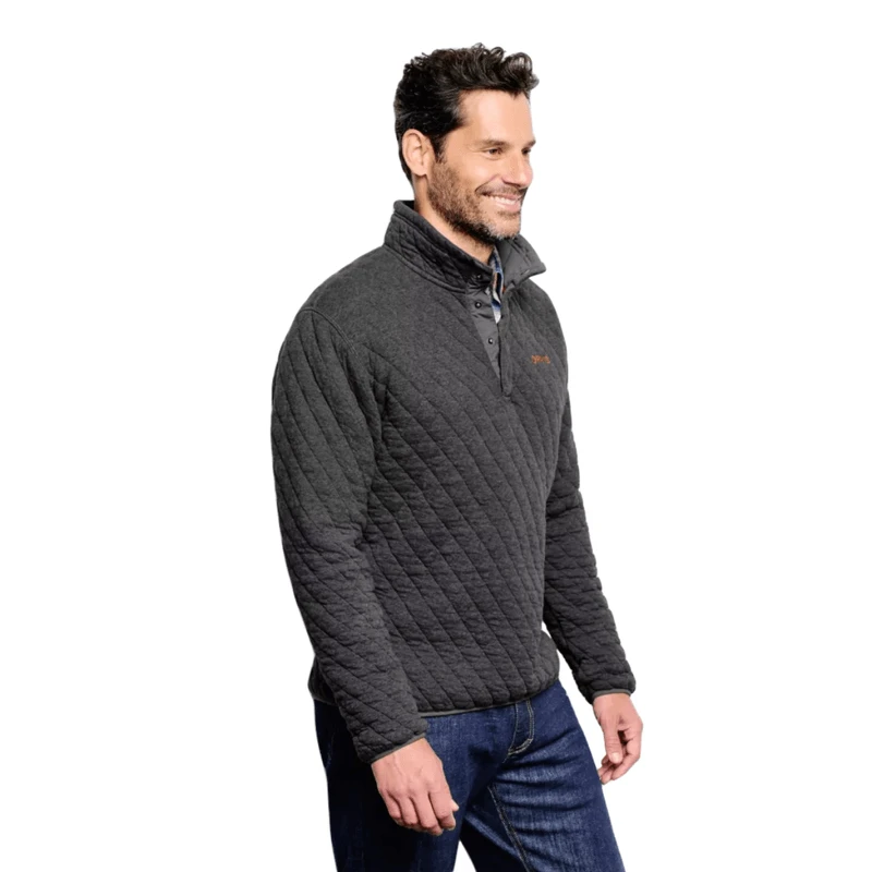 Orvis Outdoor Quilted Snap Sweatshirt - Men's 4 Orvis Outdoor Quilted Snap Sweatshirt - Men's - Image 2