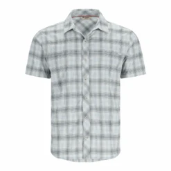 Simms Grizzly Fish Stone Cold Short Sleeve Shirt - Men's -Online Angling Store 1320997 800 auto