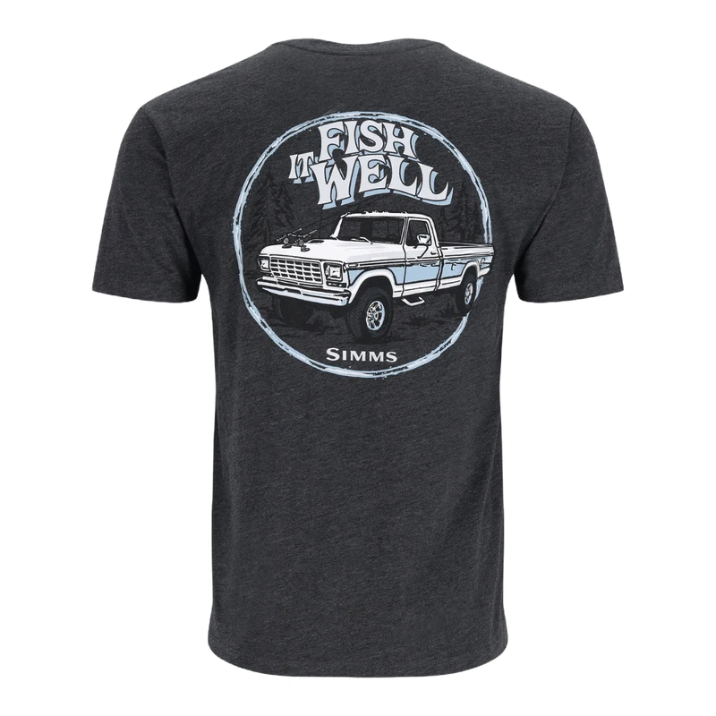 Simms Fish It Well Truck T-Shirt - Men's 4 Simms Fish It Well Truck T-Shirt - Men's - Image 2